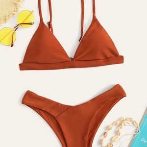 Rusty Orange Bikini Set